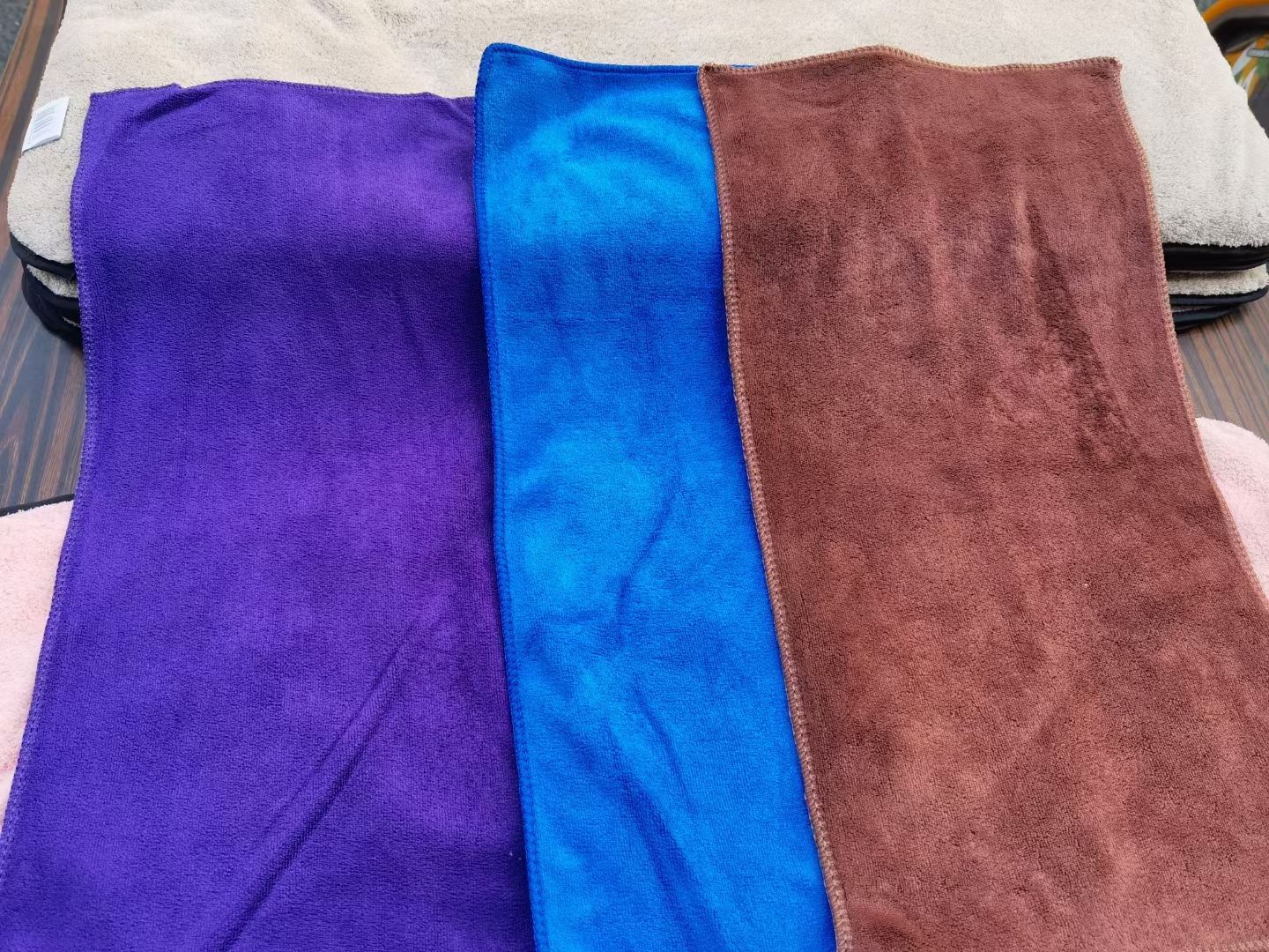Microfiber Towel, Car Towel, Hair Towel, Cleaning Cloth, Water Absorption Is Strong Item Picture