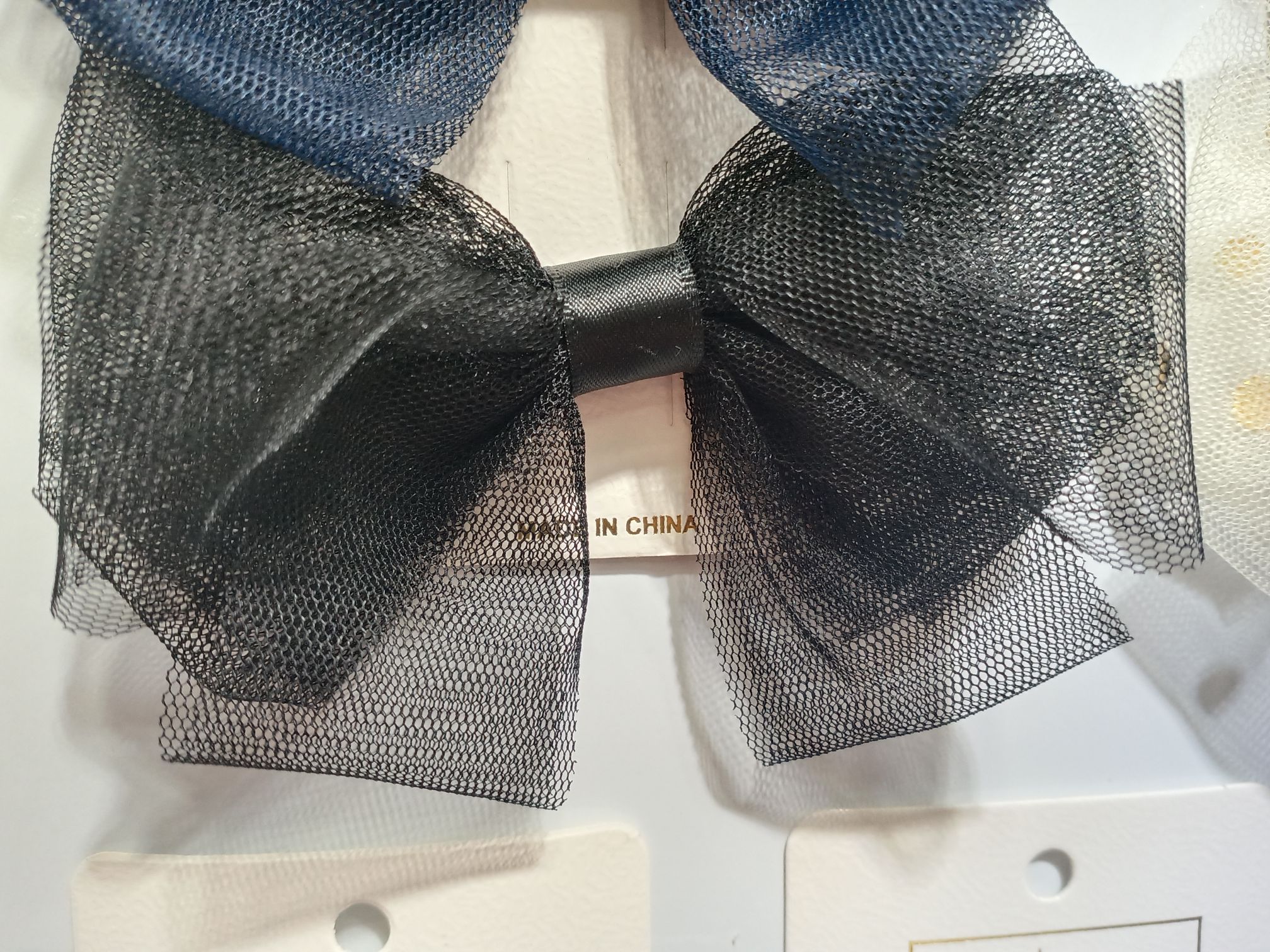 Small Korean Webbing Bow Tie