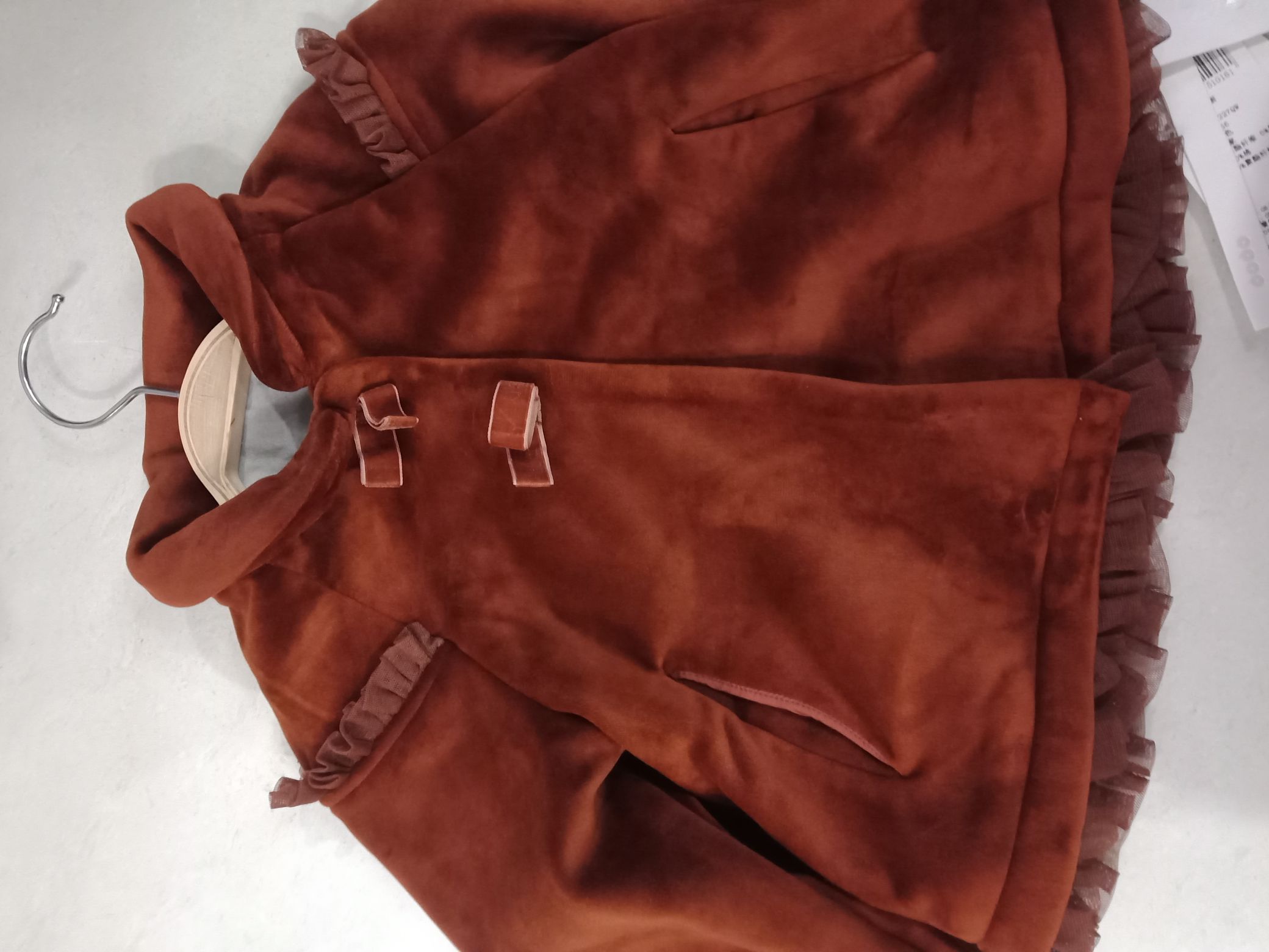 Autumn And Winter New Thick Cardigan Coat Children's Coat Specification drawing