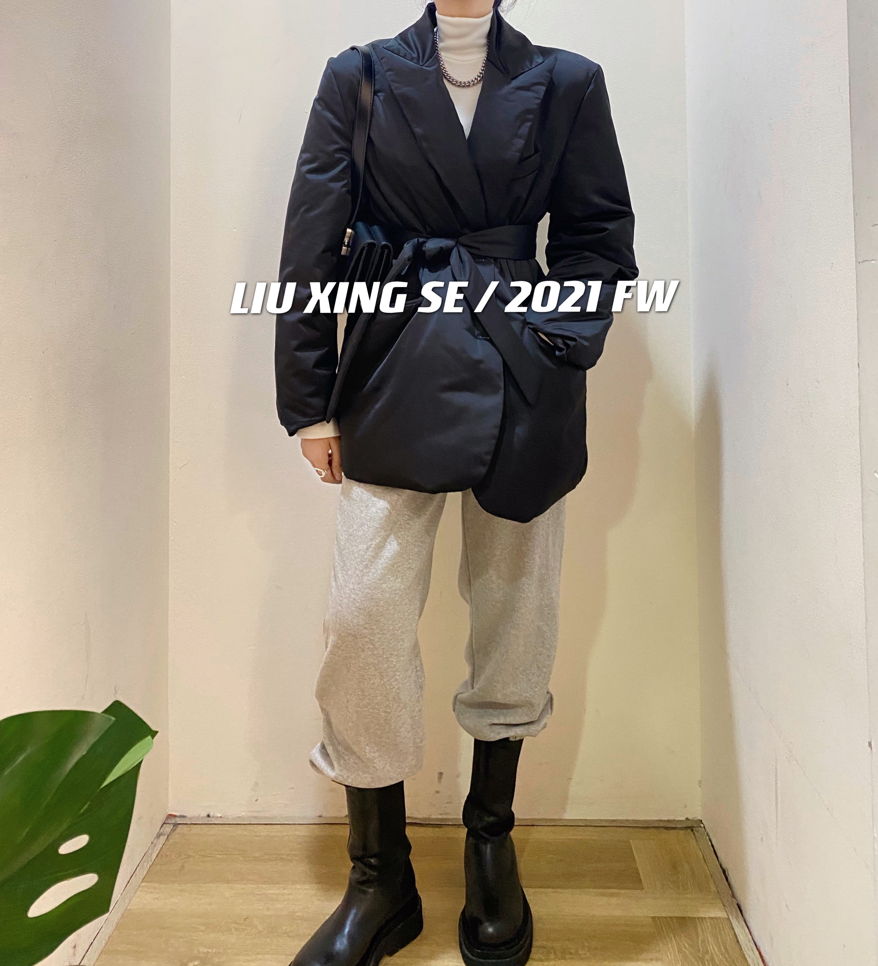 Autumn And Winter New Gray Uniform Size Casual Fashion Trend Top For Women 5