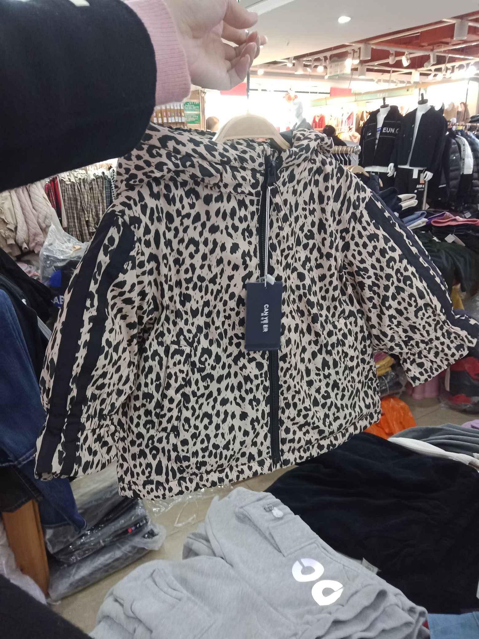 2021 Winter Down Jacket New Cardigan Jacket For Children Specification drawing