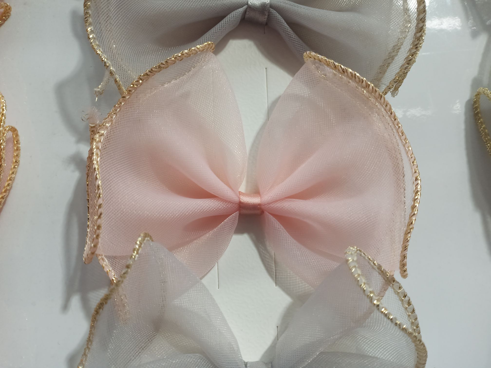 Small Korean Webbing Bow Tie details Picture