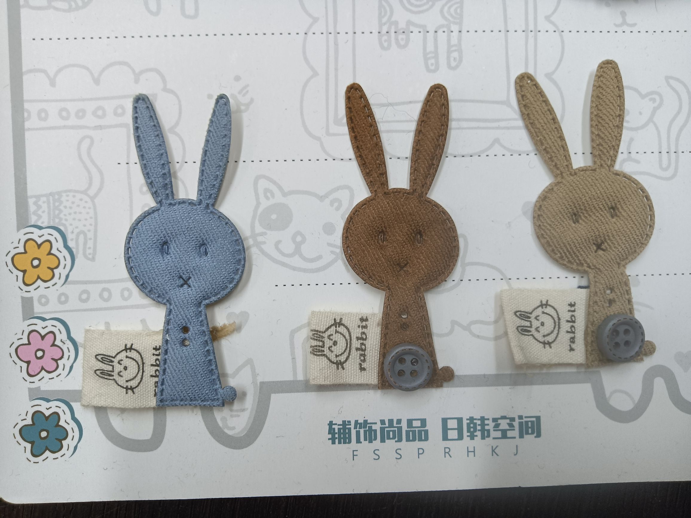 Rabbit stick rabbit tag
