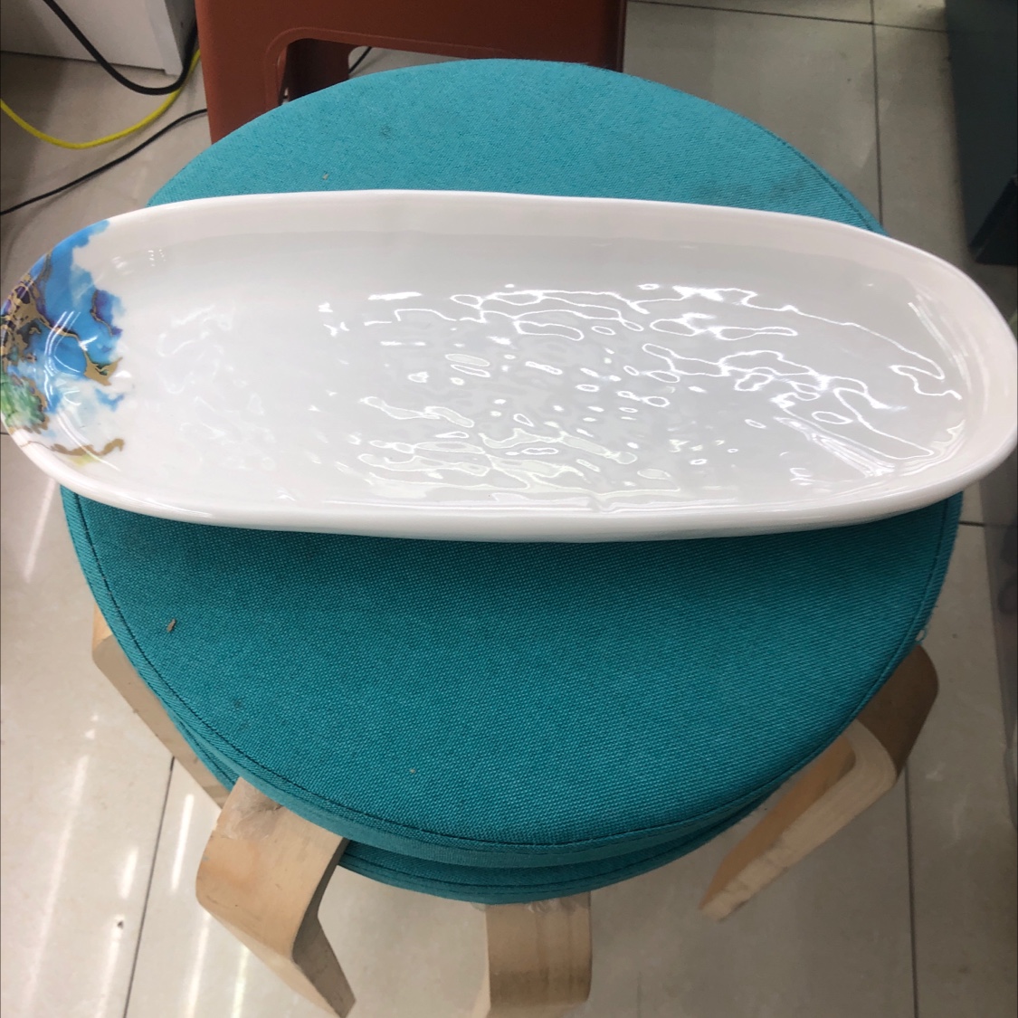 Melamine tableware plate strip plate