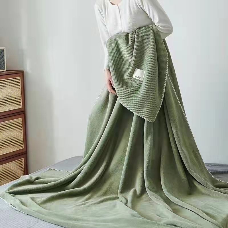 Manufacturers Direct Wholesale Milk Velvet Waffle Blanket