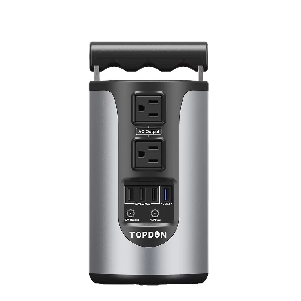 Topdon H200 portable energy storage power 185WH capacity 200W pure Sinesave energy storage power with 4 USB ports