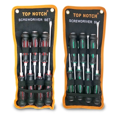 7-Piece Screwdriver Set With Threaded Threaded Screwdriver Set Cross Straight Screwdriver Oil Resistant And Non-Slip Screwdriver Manufacturers Straight Batch