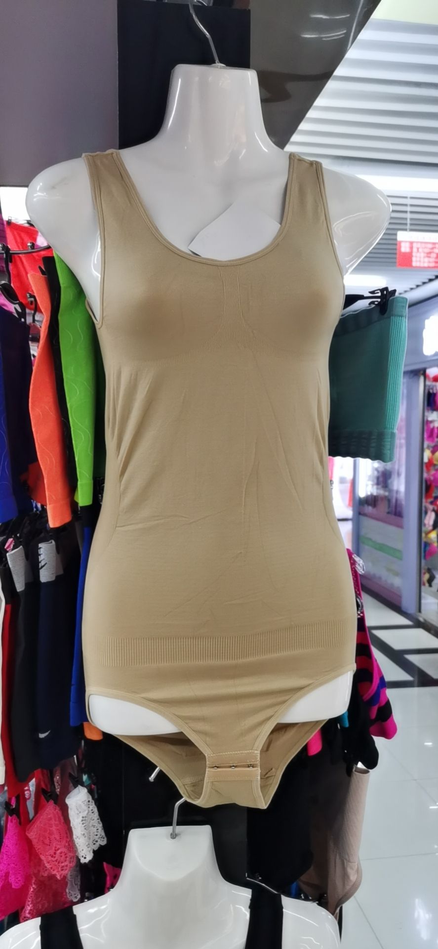 Seamless Nylon One-Piece Underwear details Picture