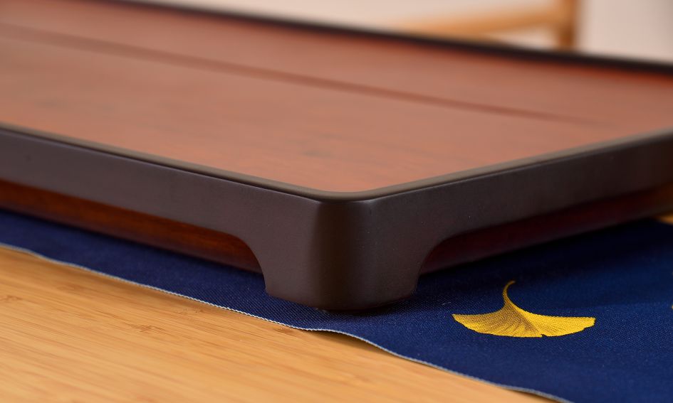 Pu Yu Heavy Bamboo Home Tea Tray Chinese Living Room Tea Table Creative Simple Single-Storey Drainage Office Tea Room Study All Match Item Picture