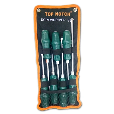 7 Piece Screwdriver Set That Can Be Tapped Through The Core Screwdriver Set Oil Handle Cross Line Wear-Resistant Screwdriver Manufacturers Straight Batch