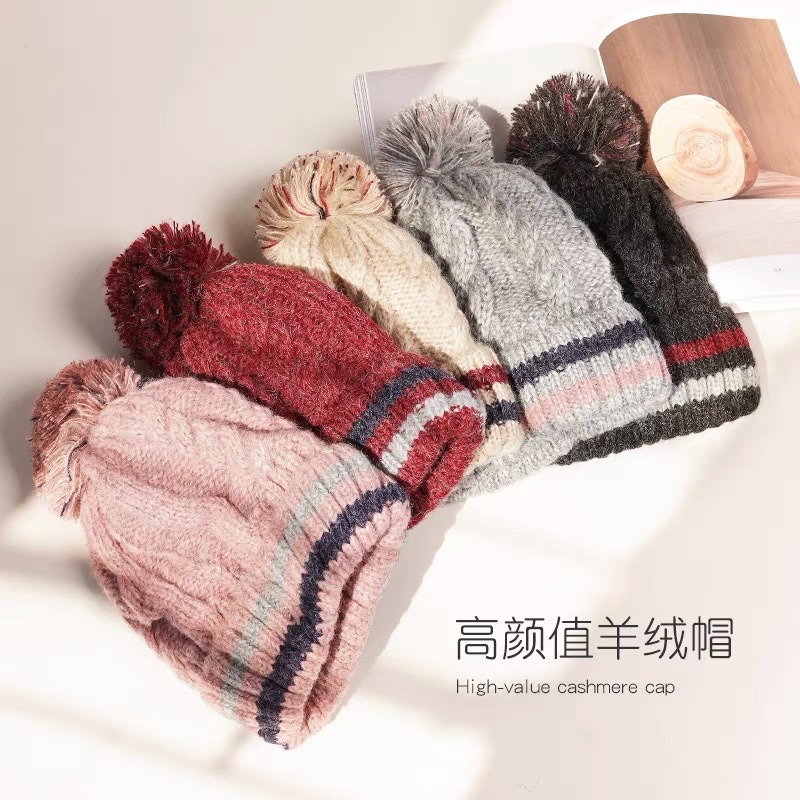 Winter's Women Warm Winter Sorting Ted Hat Disguised Ted Hat Autumn And Winter Korean Version Of All Ride Winter Moon Hat Fashion Specification drawing