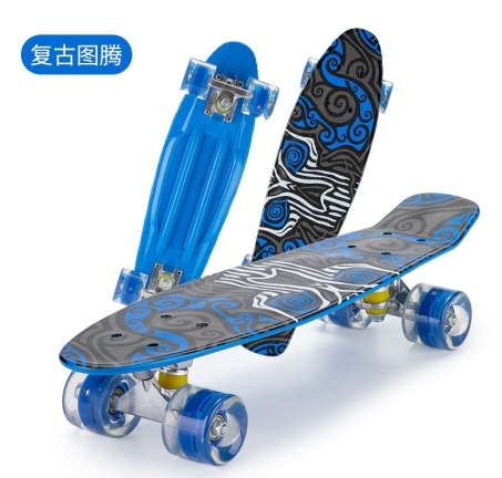 Skateboard toy scooter children's skateboard 27CM support aluminum bearing ABEC-7 material PP thumbnail