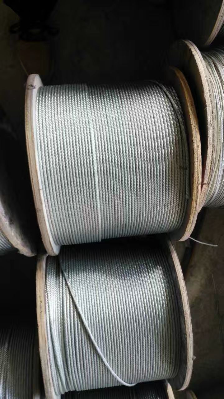 厂家直销，镀锌钢丝绳6x12-16.0mm 100米