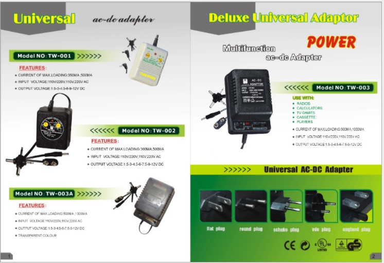 [Factory direct supply] AC/DC switching power adapter, transformer 500MA details Picture