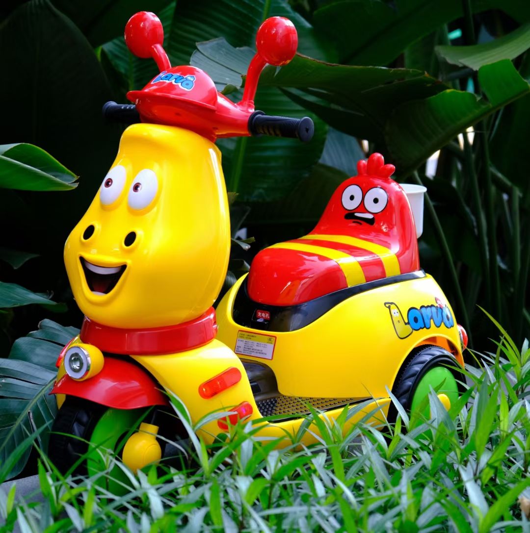 Children motorcycle triangle stable body early education function foot pedal accelerator music light wide seat wide wheelbase super load-bearing wear-resistant tire rear small frame simulation lamp color wheel hub 3D modeling battery thumbnail
