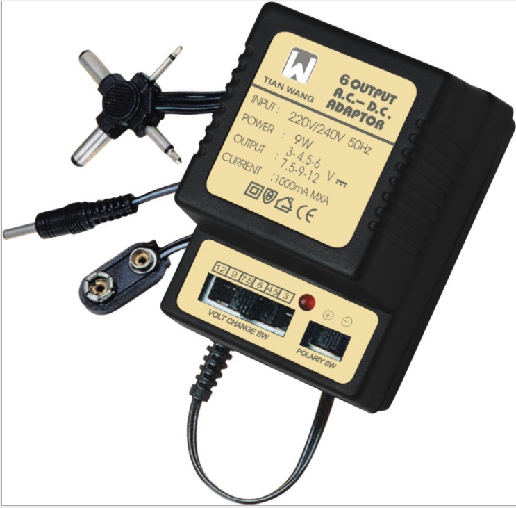 Factory direct supply 1000MA small multi-purpose switching power transformer 3-4.5-6-7.5-9-12V Specification drawing