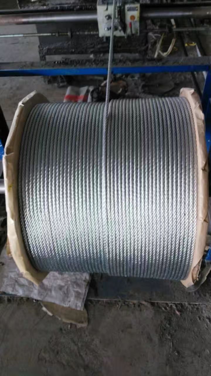 厂家直销，镀锌钢丝绳6x12-14.0mm 100米