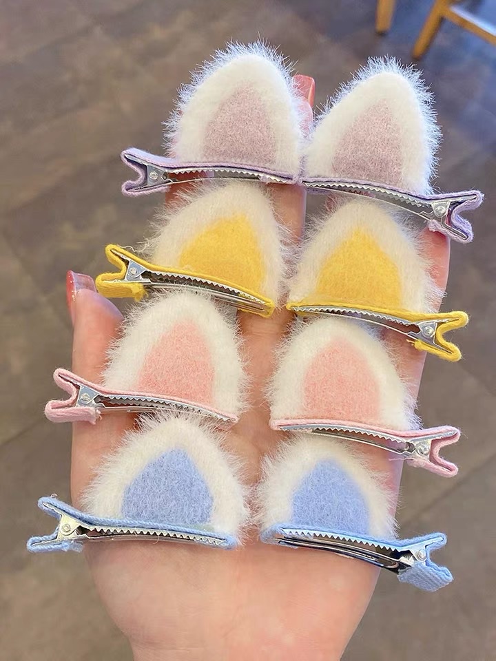 Cute Cat Ear Hair Clip details Picture