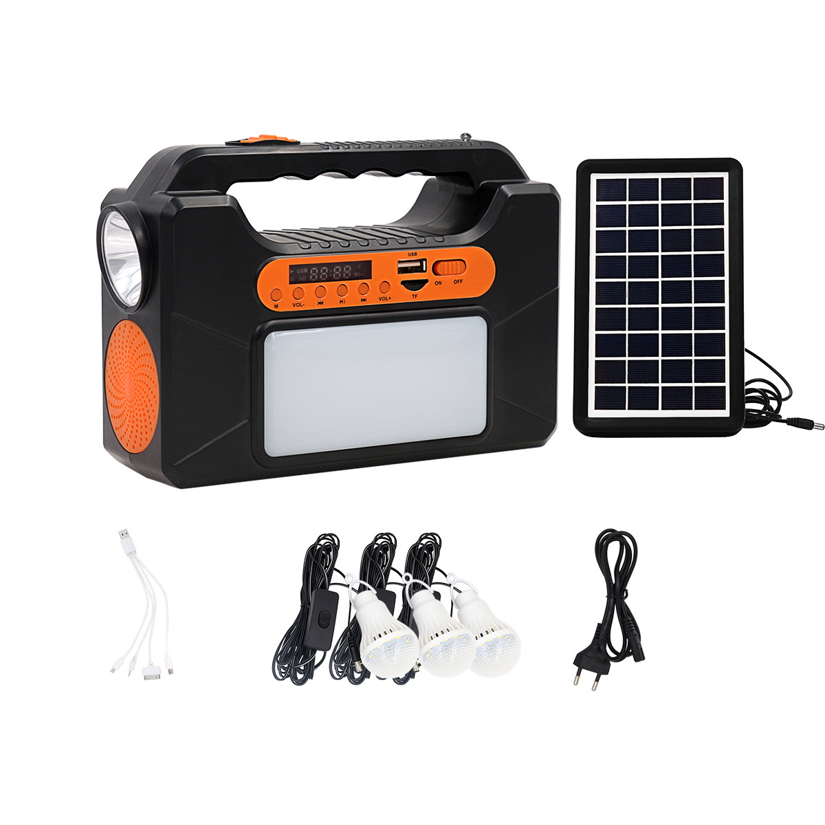 Solar lamp Solar lamp Solar flashlight Solar power system Backup power supply