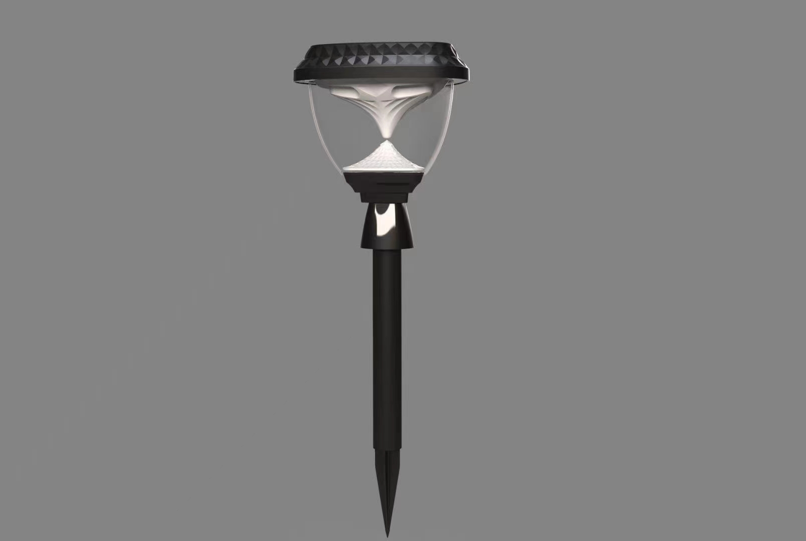 太阳能LED照明，庭院灯 Specification drawing