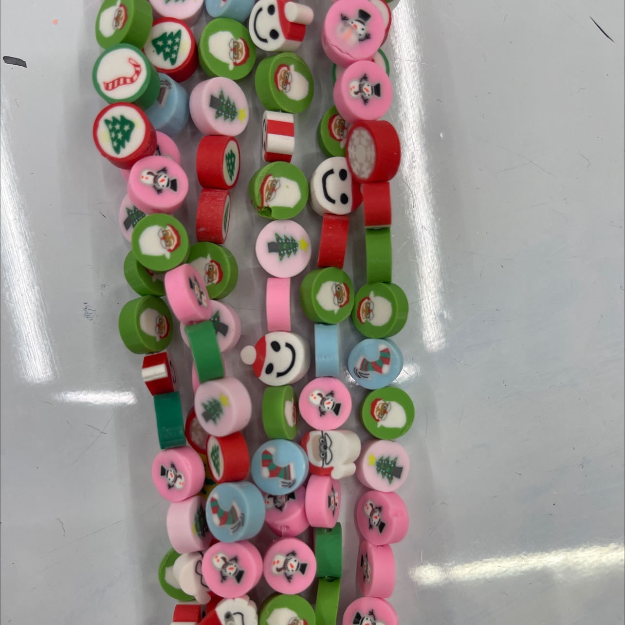 Soft Clay Christmas Handmade Bead Diy Bracelet, Made Of Eco-Friendly Material Specification drawing