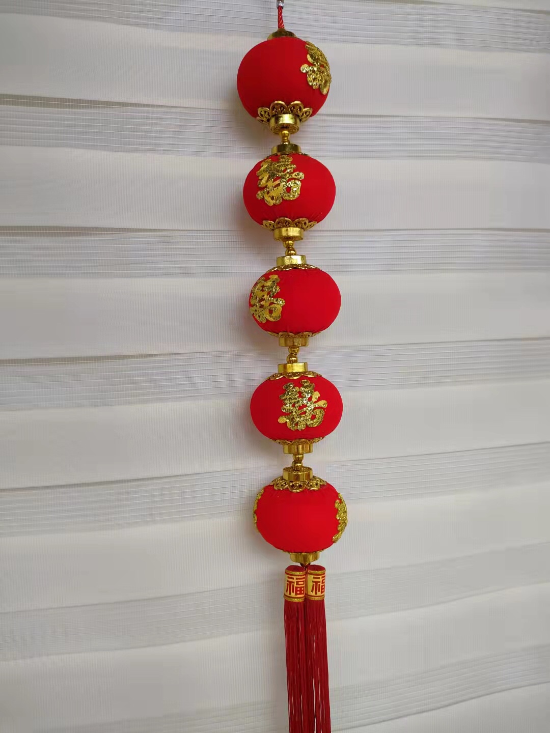 Festive Festival Supplies Happy Lantern 6 Series Pendant Flannelette Manufacturers Direct Sales