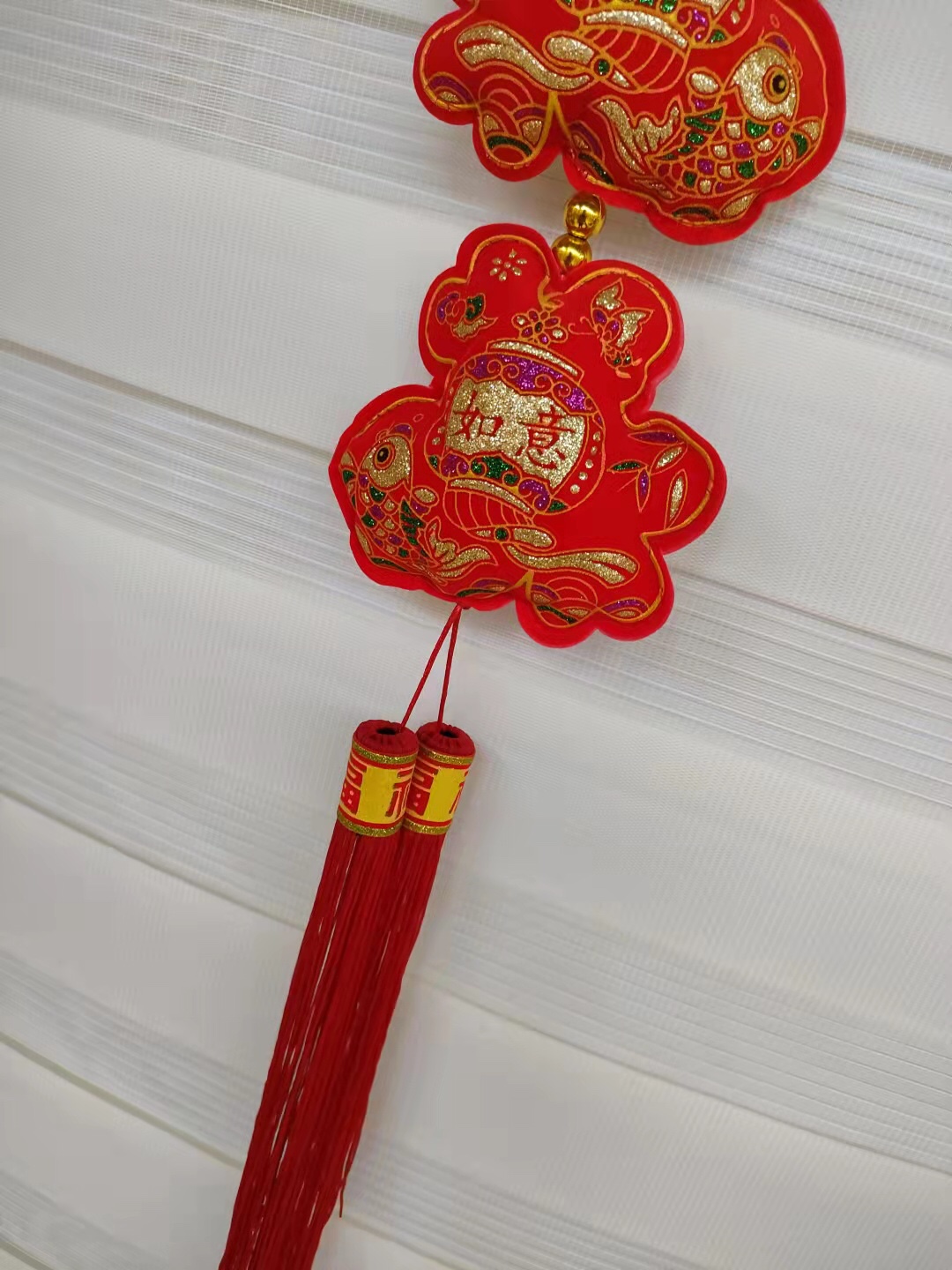 Festive Supplies Ruyi 5 Series Pendant Flannelette Manufacturers Direct Sales Specification drawing