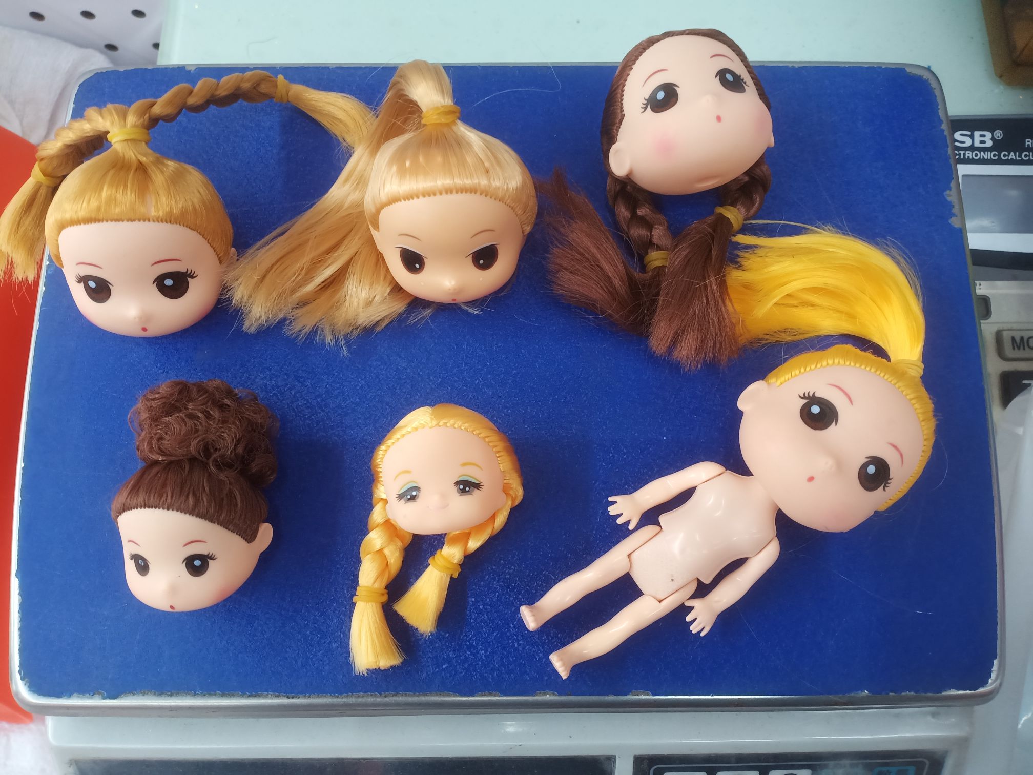 Vinyl Figure Single Hair Specification drawing