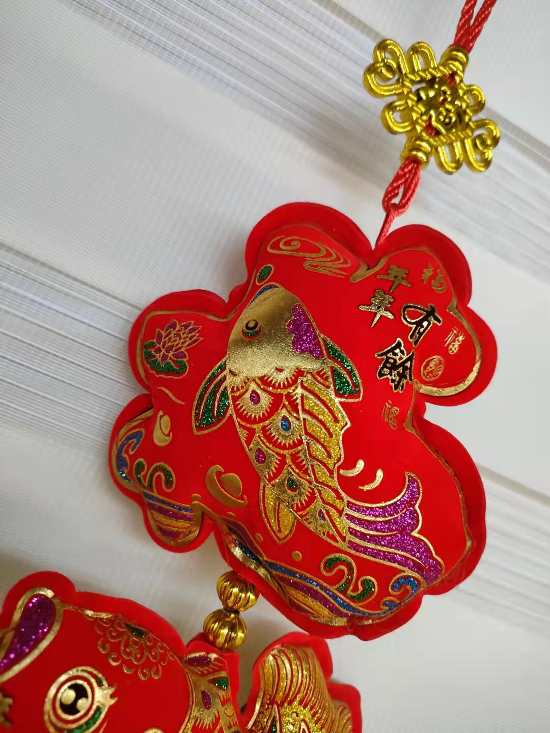 Festival Festival Wedding Supplies Manufacturers Direct Flannelette Printed Fish Pendant details Picture