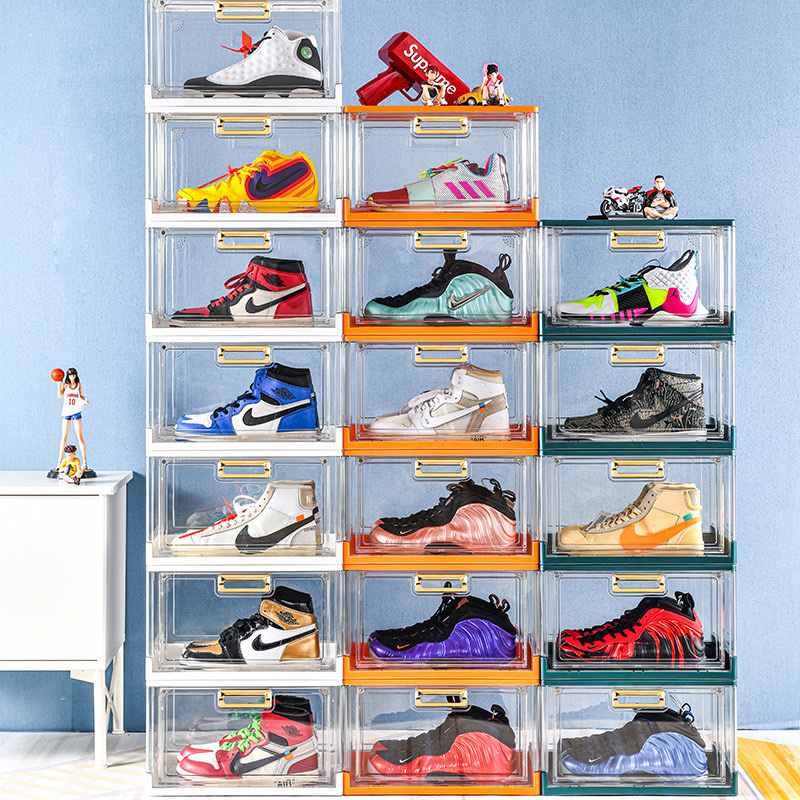 Transparent Foldable Storage Box Shoe Box