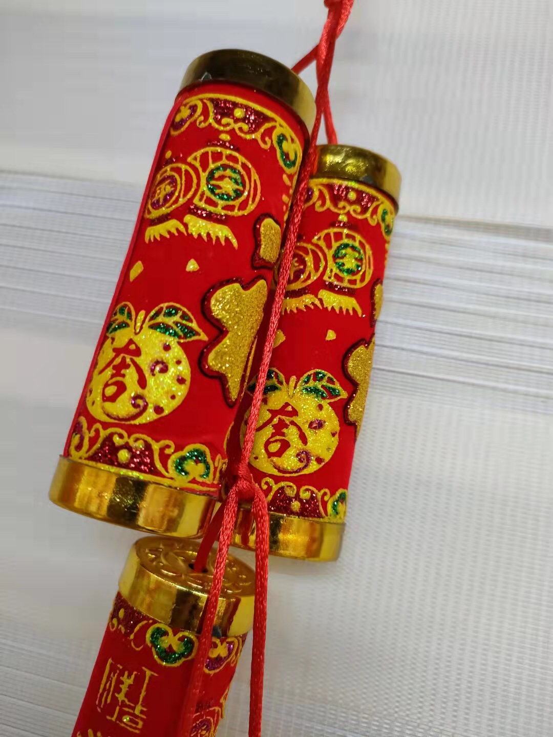 Festive Supplies 8 Series Of Firecrackers Printed Pendant Flannelette Manufacturers Direct Sales details Picture
