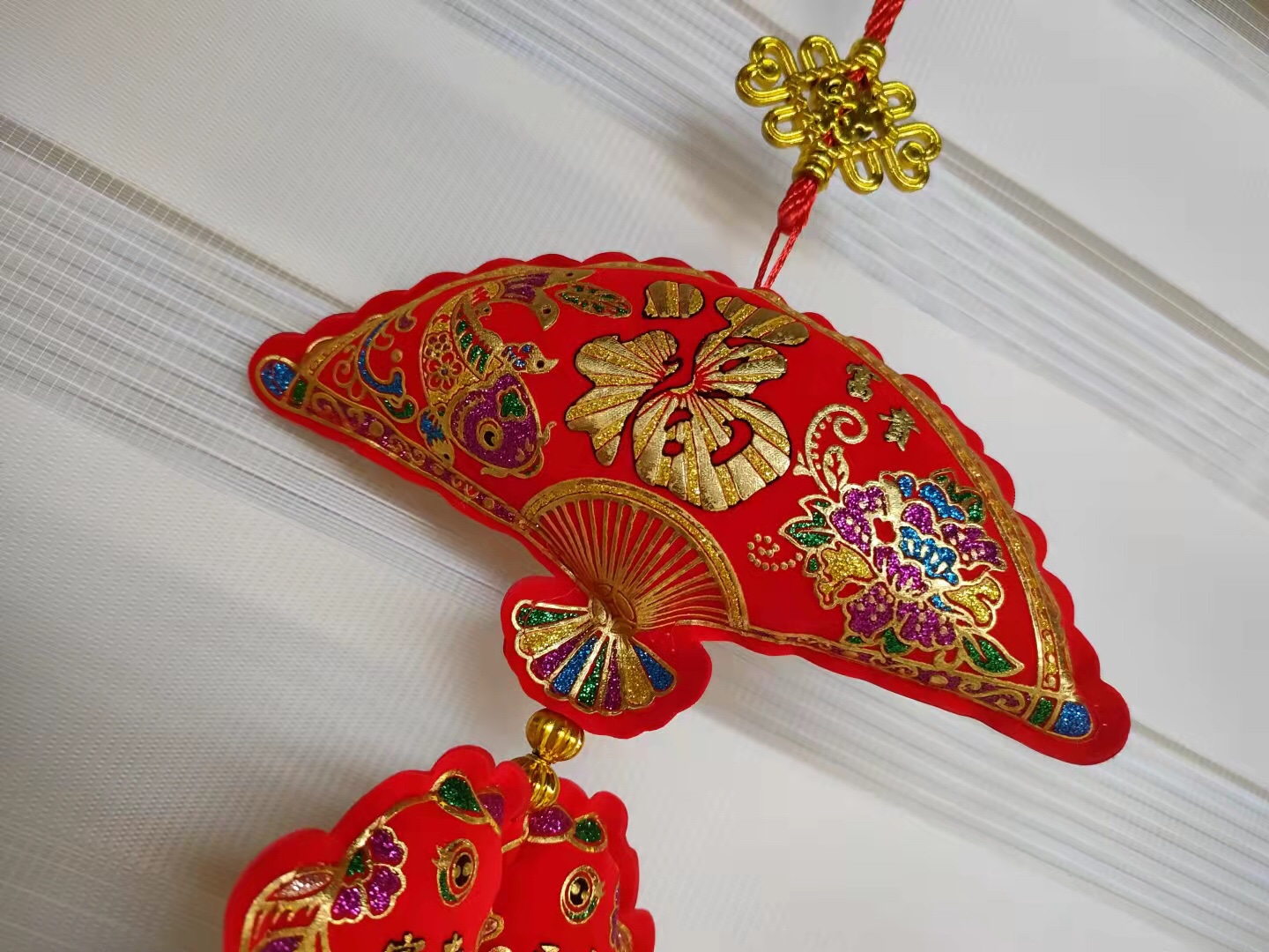 Festive Festival Supplies Fan Type Hanging Fish Flannelette Manufacturers Direct Sales details Picture