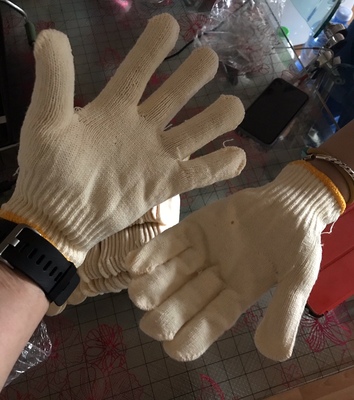 Various professionals using Protective Gloves 1 in different settings