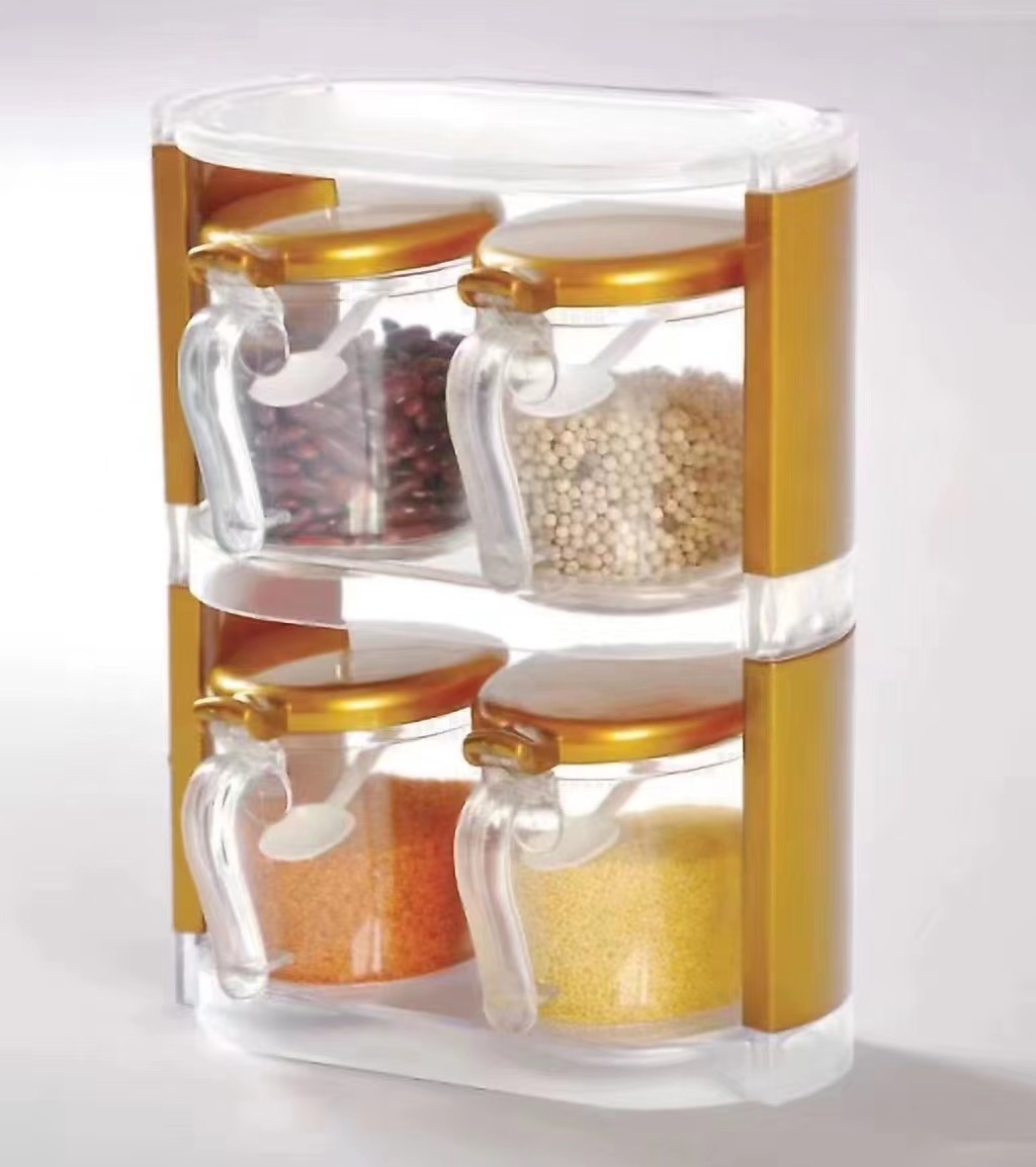 Double Layer Seasoning Jar Specification drawing