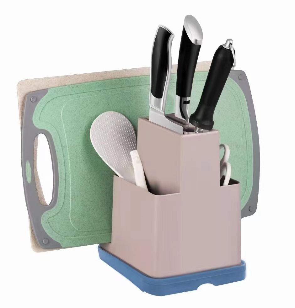 Knife Holder Cutting Board Storage Shelf