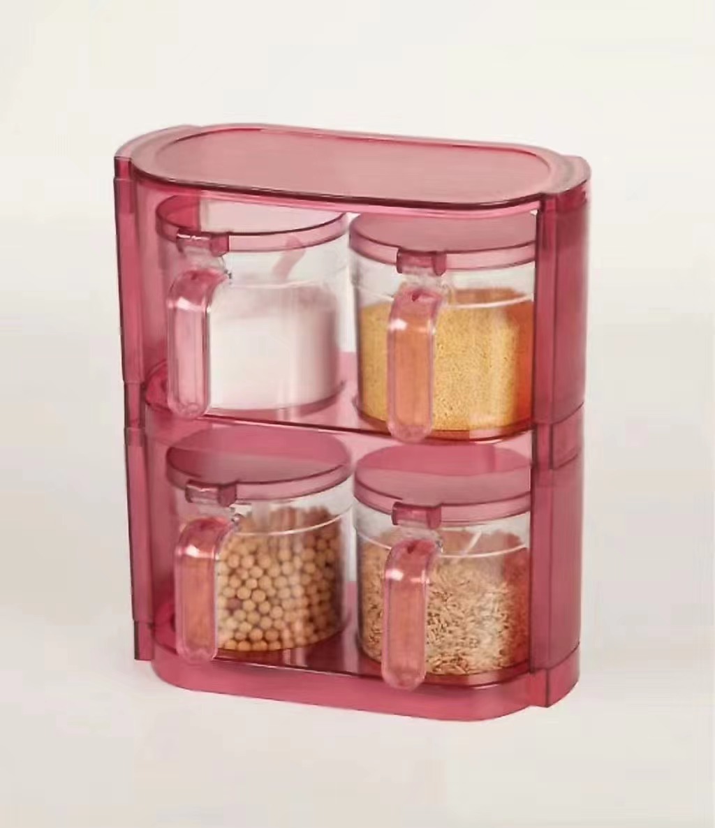 Double Layer Premium Seasoning Jar Specification drawing