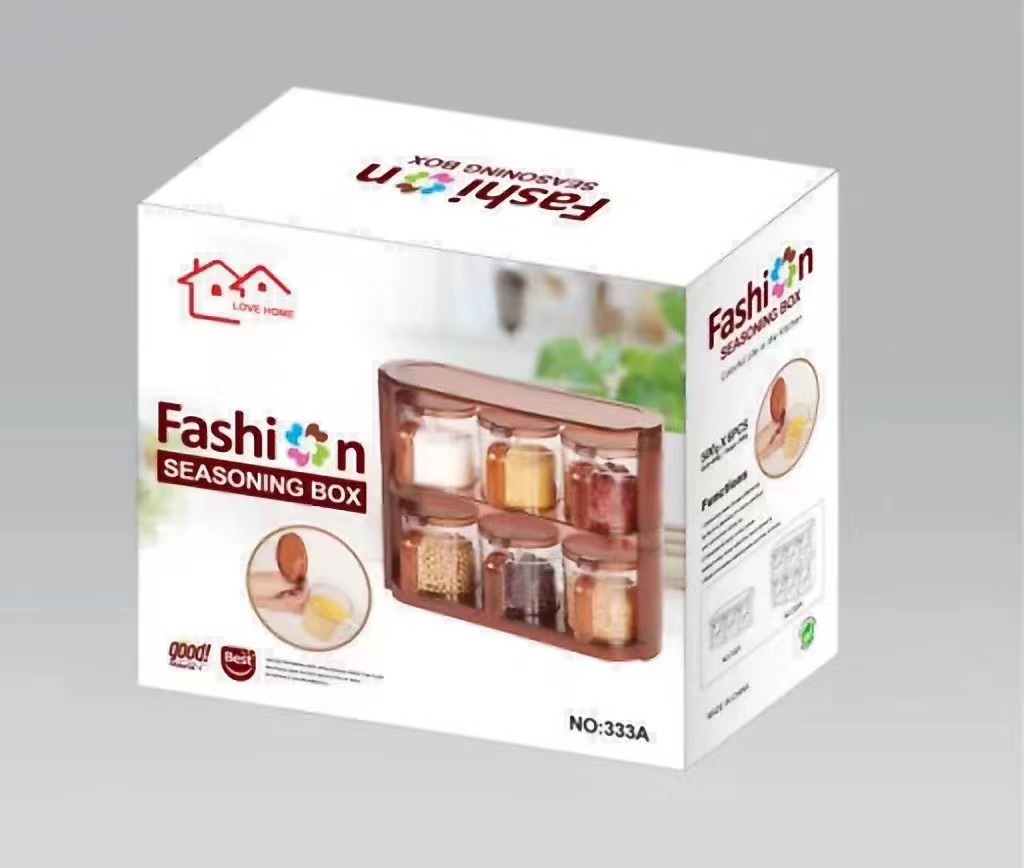 Stylish Double Layer Seasoning Jar details Picture