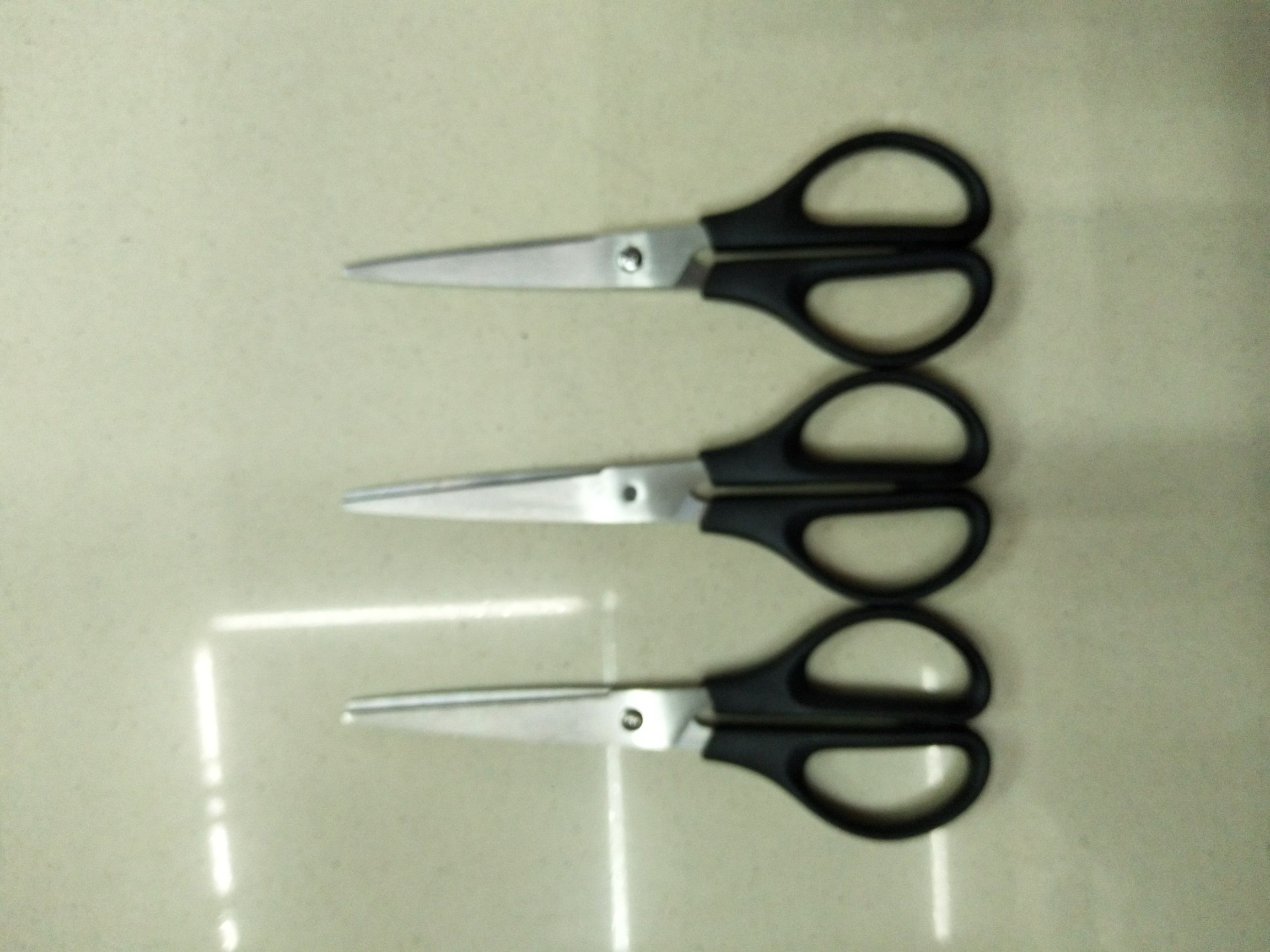 Office and educational knives, scissors, scissors, scissors, hardware knives, scissors, hardware student scissors, stationery scissors Specification drawing