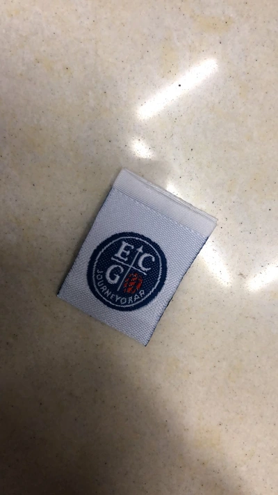 Small Blue Circle Logo On White Background