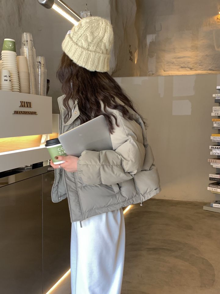 Autumn And Winter New Listed Warm Cold Women's Coat Europe And The United States Wind Size Loose Casual Version Of Down Jacket 1