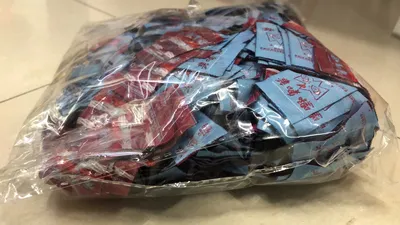Woven Label Washing Label Blue And Black