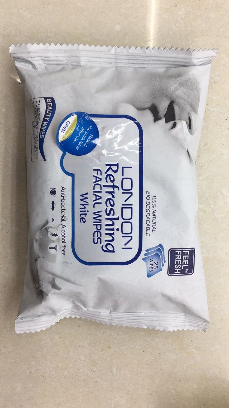 25 English Adult Makeup Remover Wipes Soft Skin Wipes