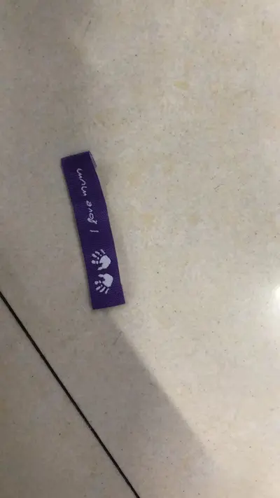Woven Mark Washed Mark Purple