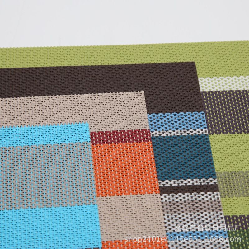 Western Placemat Table Mat Thermal Insulation Anti-Hot Cup Mat Bowl Mat Hotel European Non-Slip Pvc Ring
Double Sided Doily Stripes
