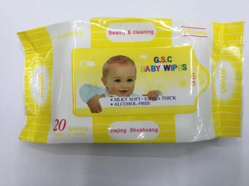 20 Portable Sun Baby Wipes