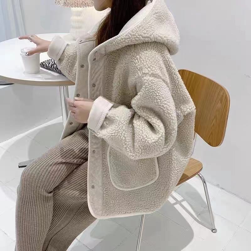 Autumn And Winter New Listed Warm Cold Women's Coat Europe And The United States Wind Size Loose Casual Version Of Down Jacket 5 details Picture