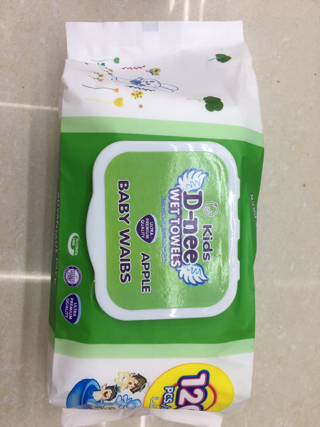 120 Oversized Baby Skin Care Wipes With Lid Extractable Disposable