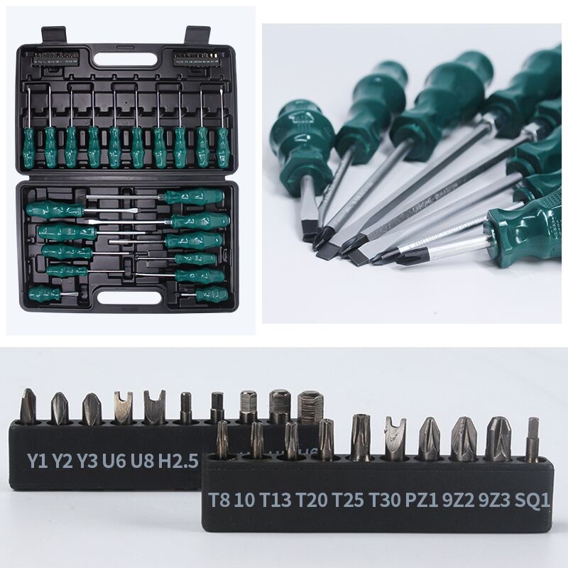 41-Piece Multifunctional Screwdriver Set With Oil-Resistant Handle Wear-Resistant Screwdriver Auto Maintenance Tool details Picture
