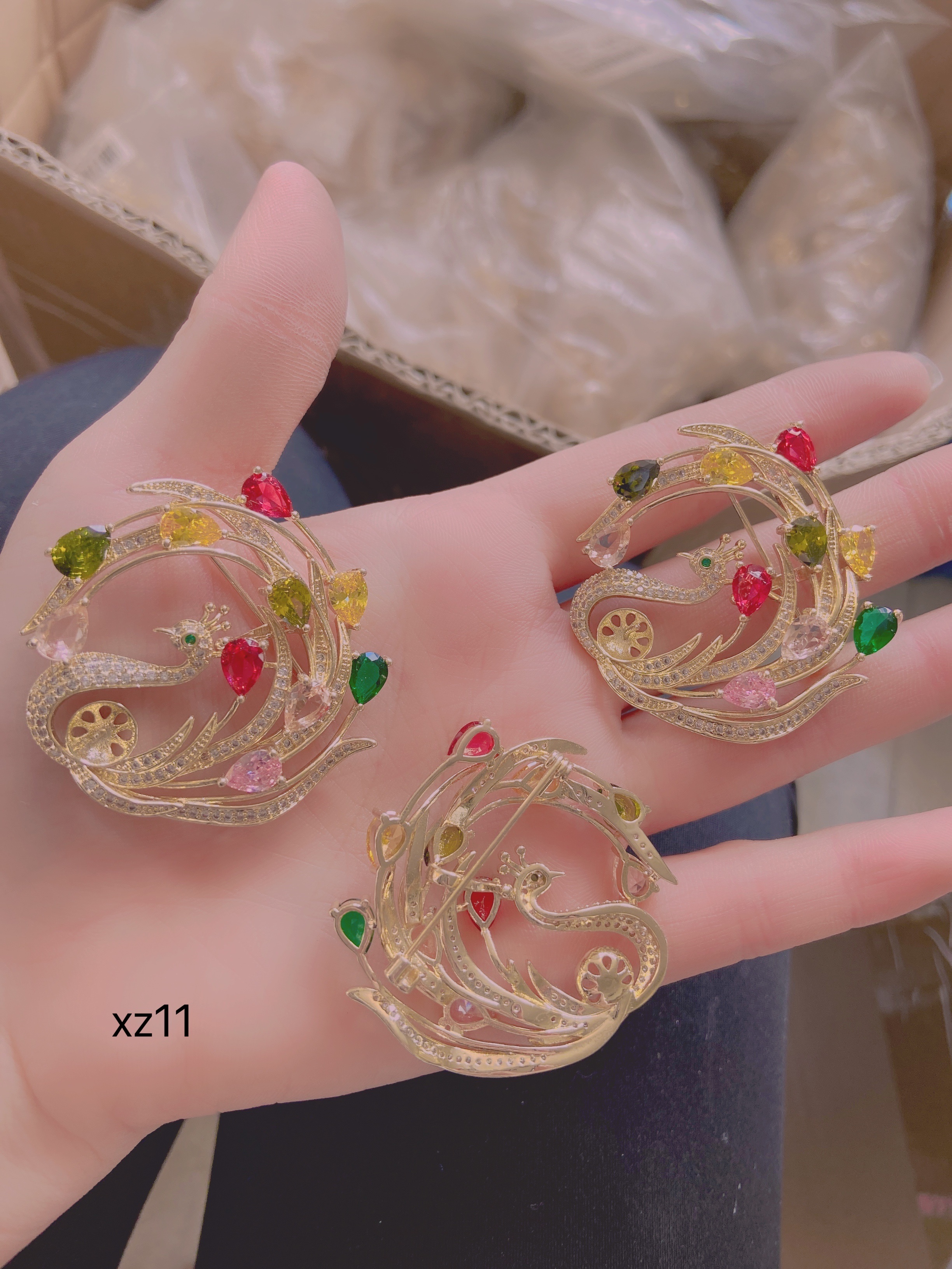 Zhongxing jewelry zircon brooch