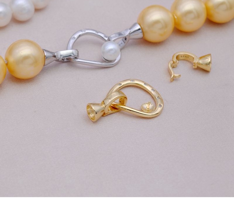 Xing accessories shell pearl necklace buckle details Picture